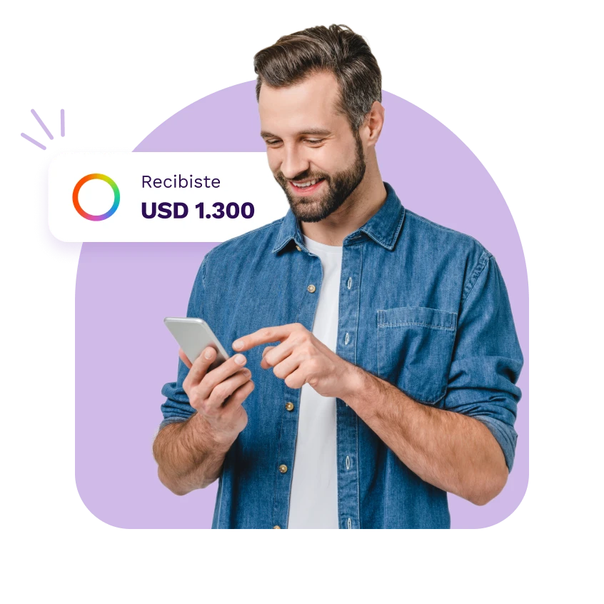 Pagos Payoneer Hombre realizando pagos payoneer