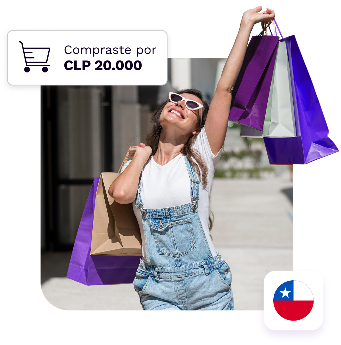 Pix Chile Mujer feliz utilizando Prex Chile